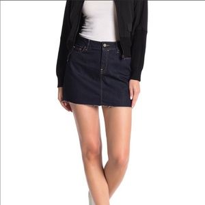 All Saints ace denim mini skirt
